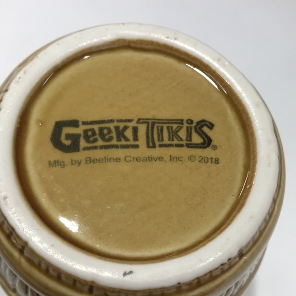 Geeki Tikis The Warehouse Restaurant Marina del Rey Yellow Collectible Cup - Picture 9 of 12